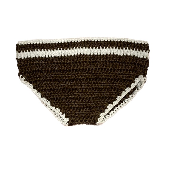 Newborn Baby Crochet Knitted Football Photo Prop - Picture 5 of 7